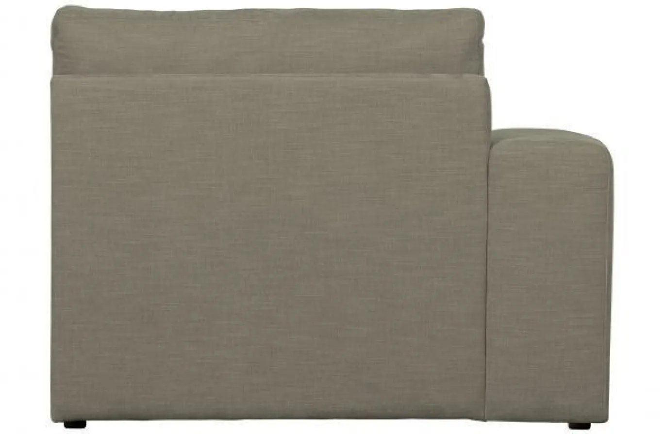 Vtwonen Family 1-zits Element Met Arm Links Warm Grijs