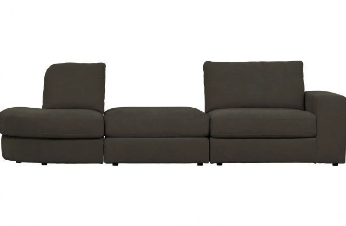 Vtwonen Family 1-zits Element Met Arm Rechts Antraciet