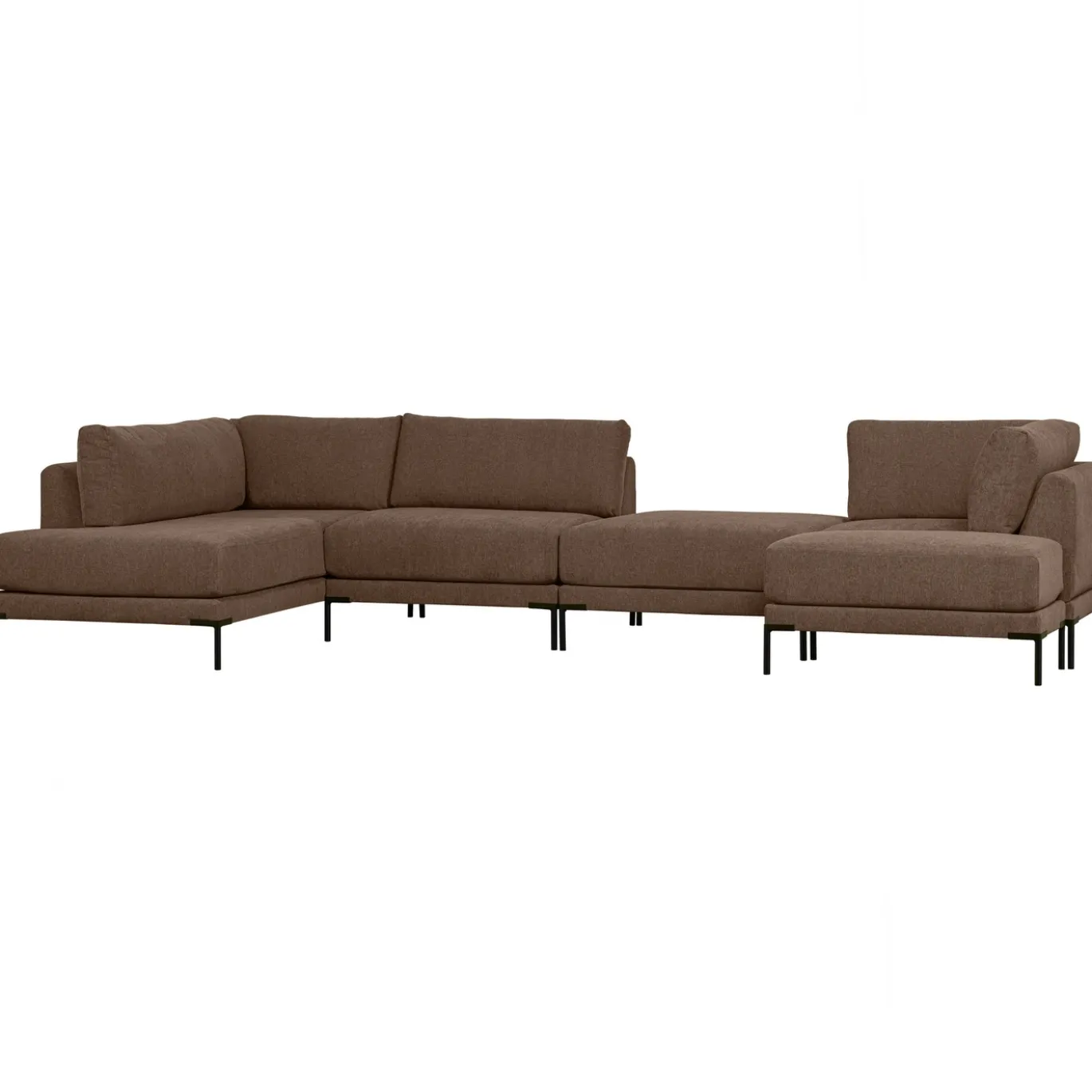Vtwonen Lounge Element Couple Links Chocolade Bruin