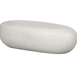 Vtwonen Salontafel Pebble Betonlook Wit 28x100x43cm