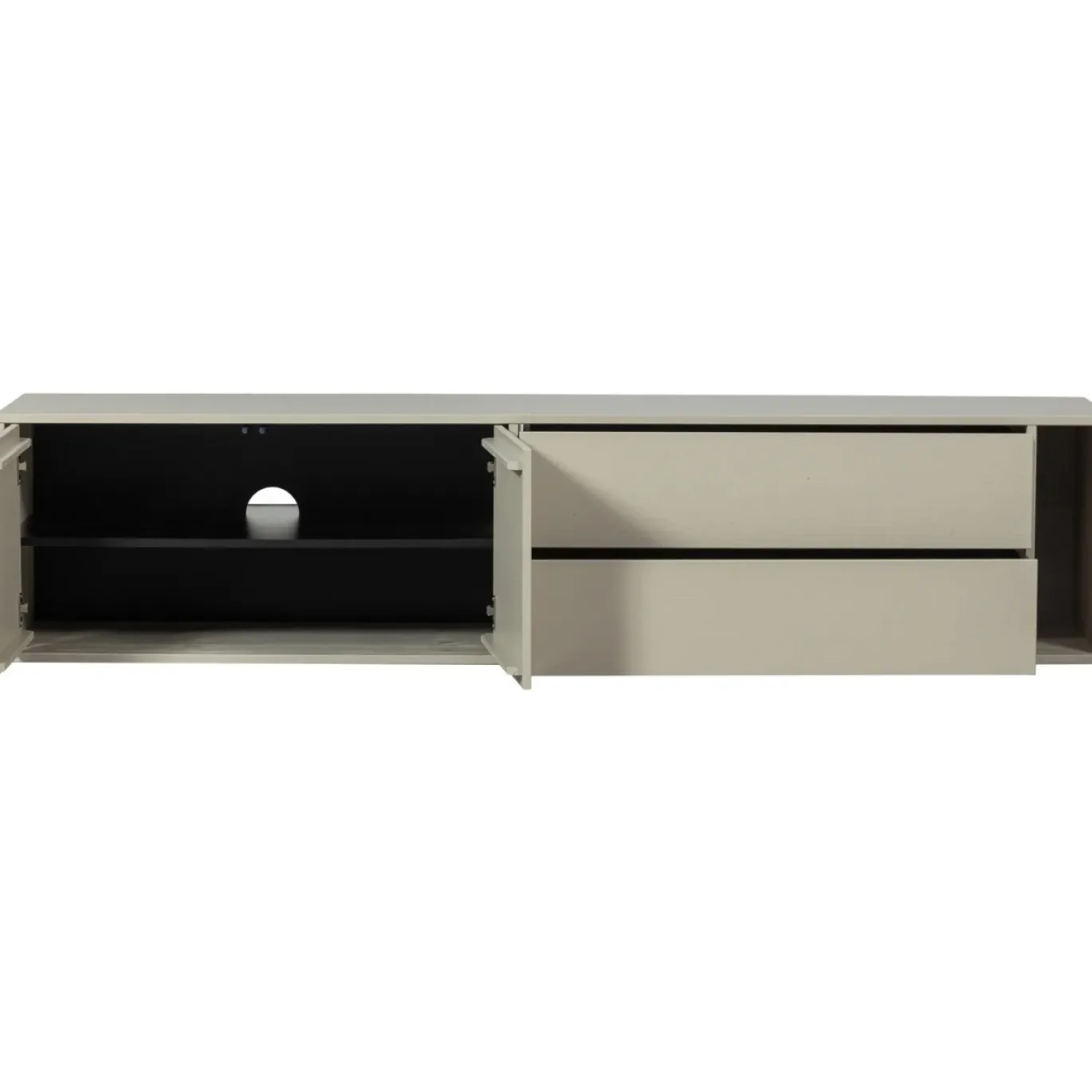 vtwonen Tv-meubel Settle Down Grenen Dust 200cm