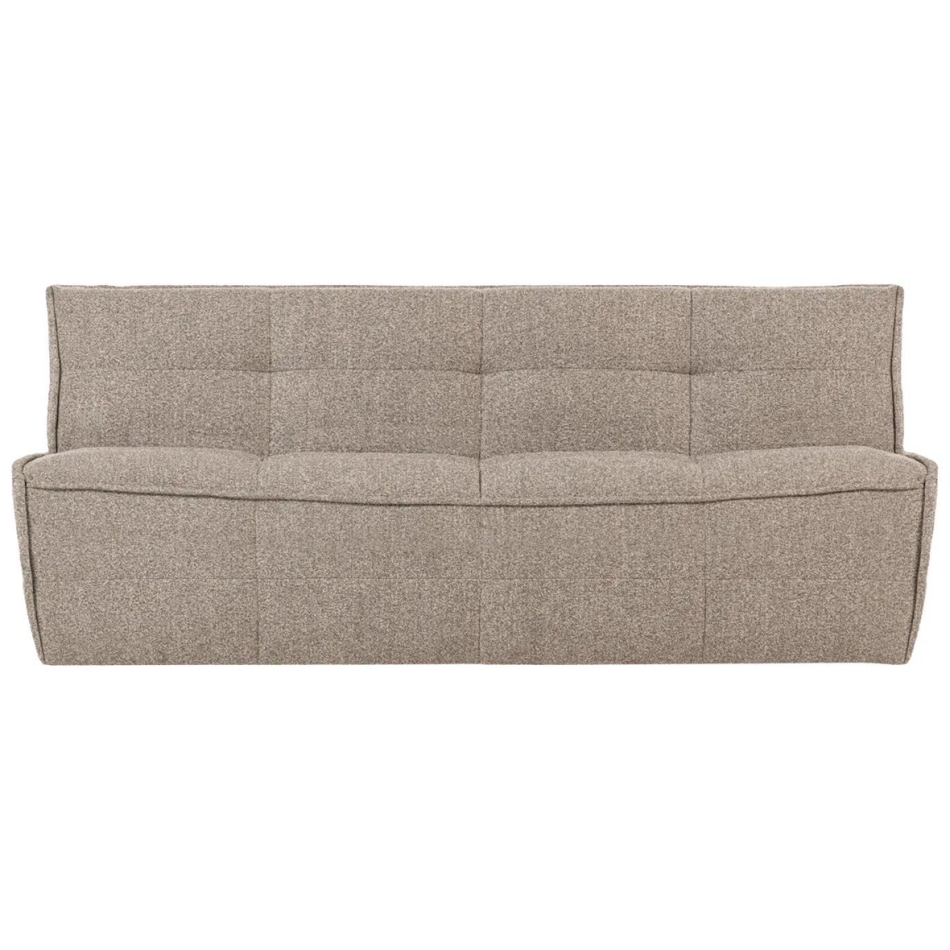 Vtwonen 3-zits Bank Cluster Bank Boucle Khaki Bruin