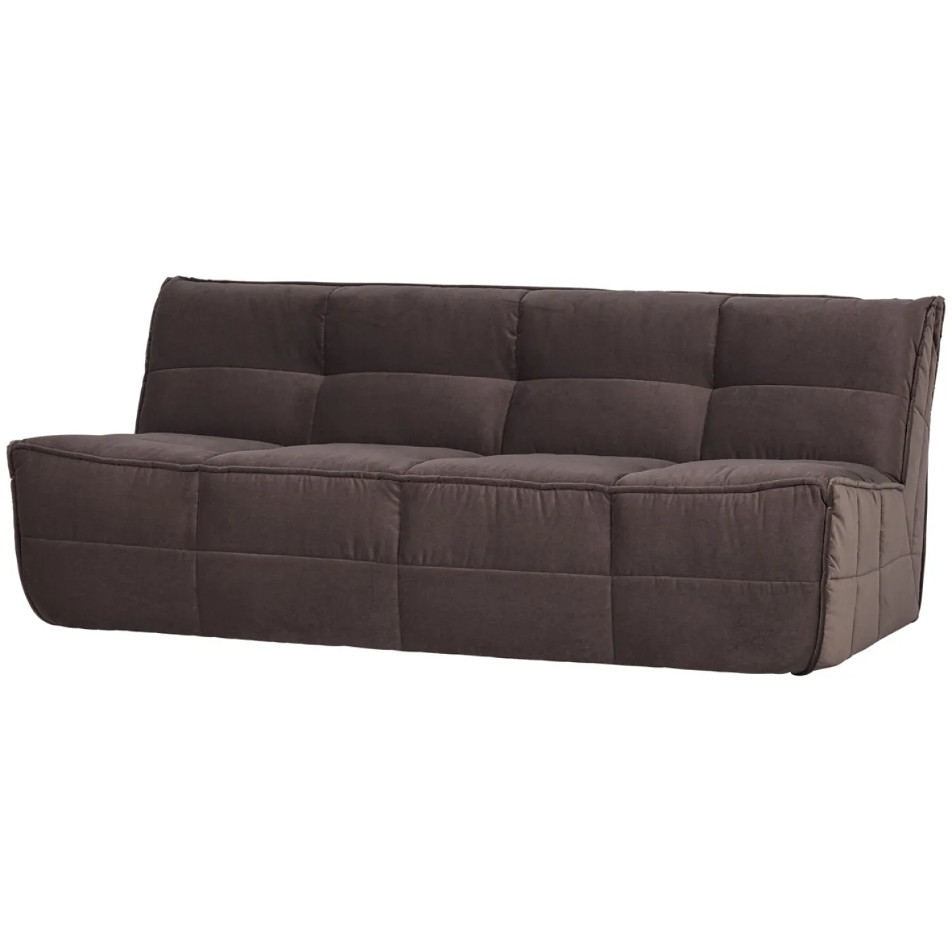 Vtwonen 3-zits Bank Cluster Velvet Chocolade Bruin