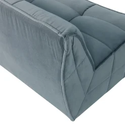 Vtwonen 3-zits Bank Cluster Velvet Turquoise Blauw