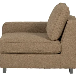 Vtwonen 1-zits Element Lazy Met Arm Links Boucle Bruin