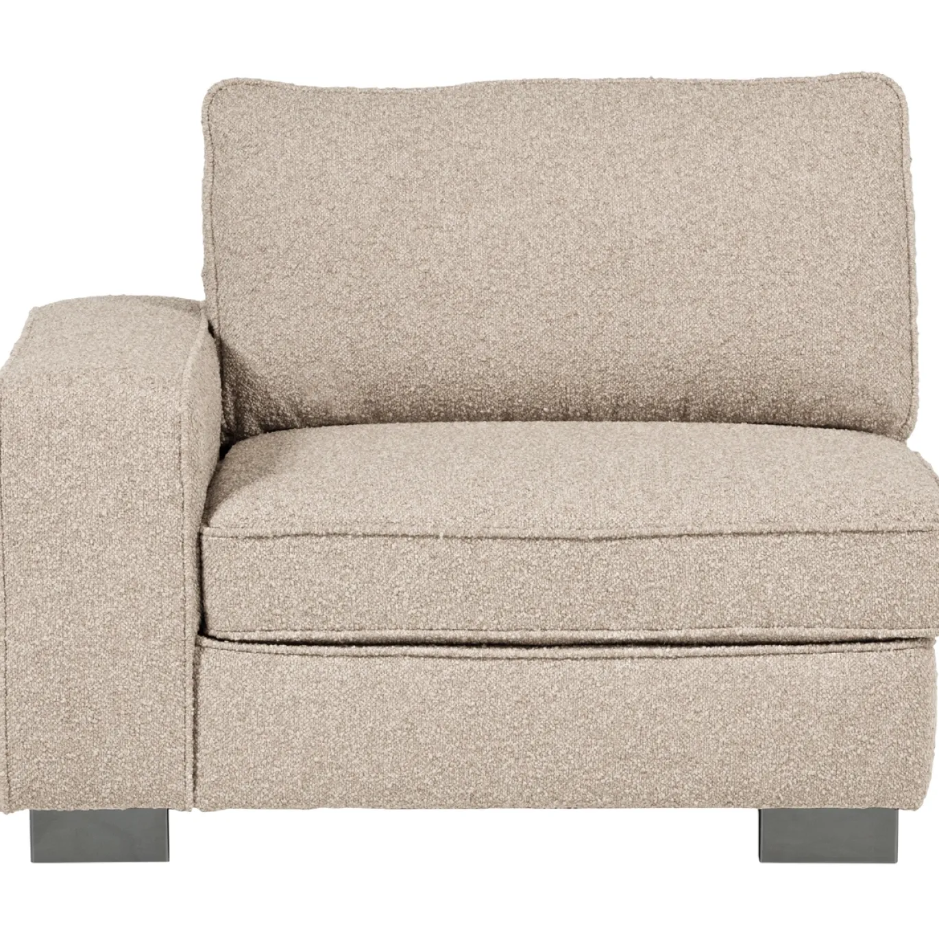 Vtwonen 1-zits Element Lazy Met Arm Links Boucle Naturel
