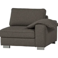 Vtwonen 1-zits Element Lazy Met Arm Rechts Boucle Antraciet