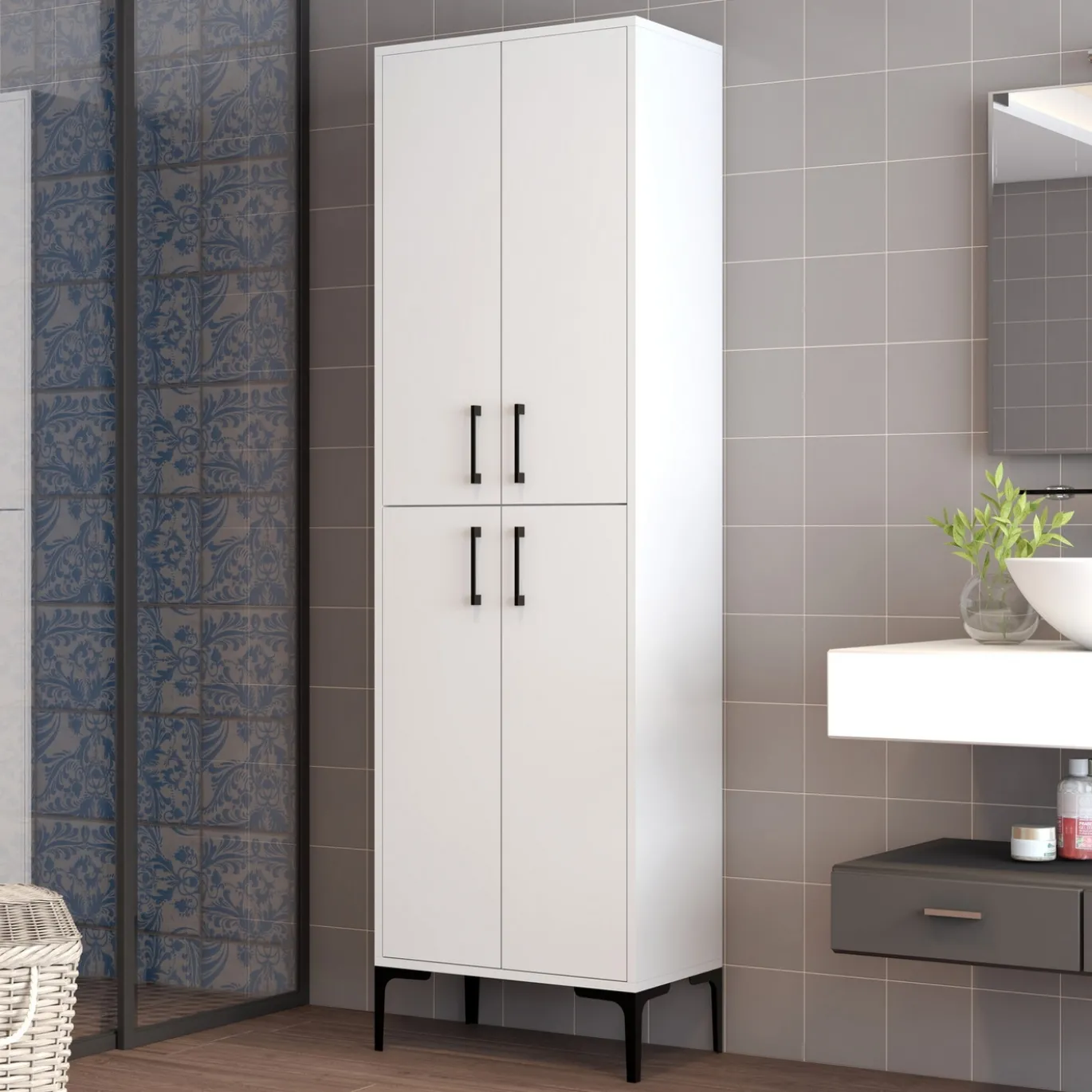 Wandkast Berlin A Wit