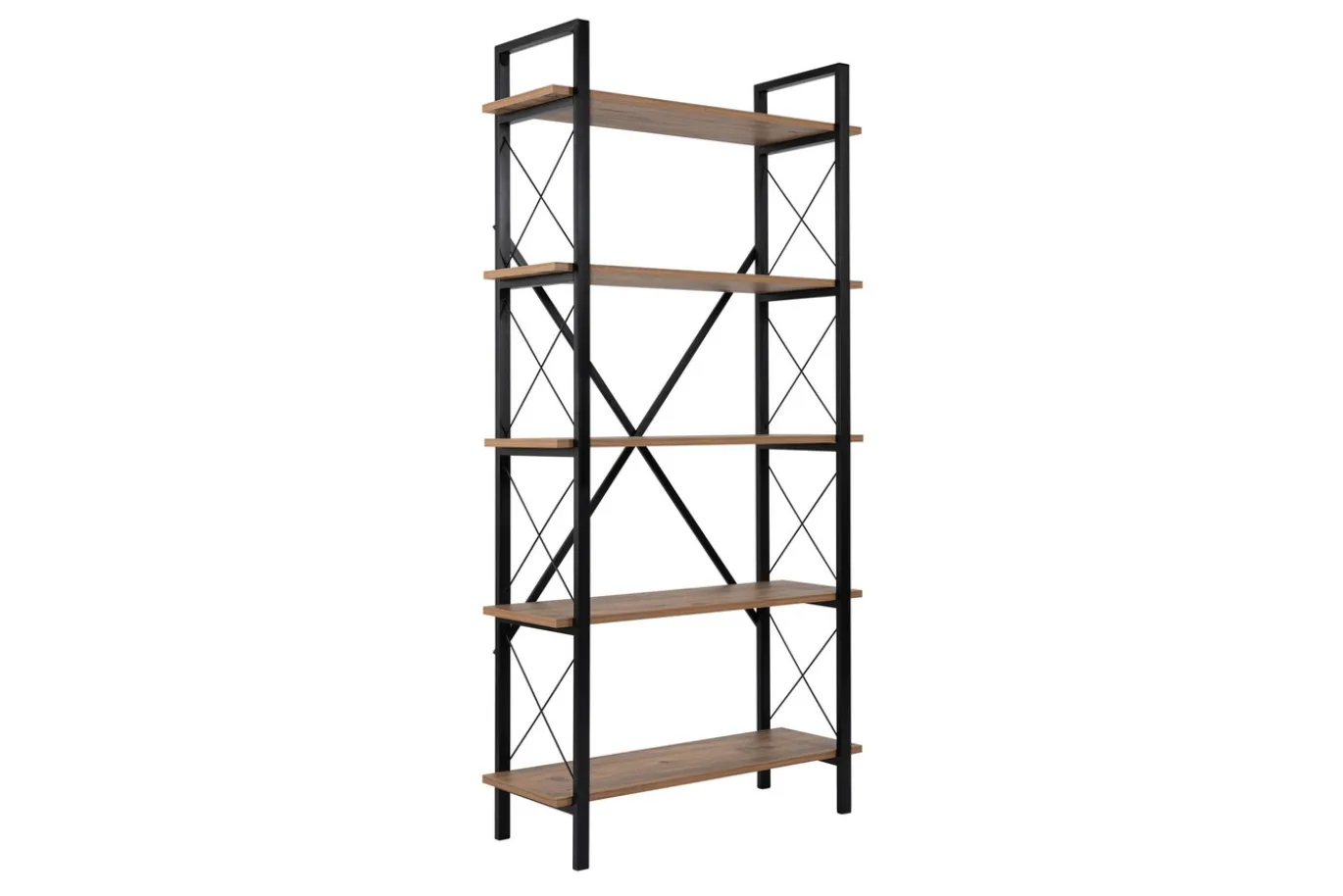 Wandkast Elysian Lichtbruin/Zwart 180cm