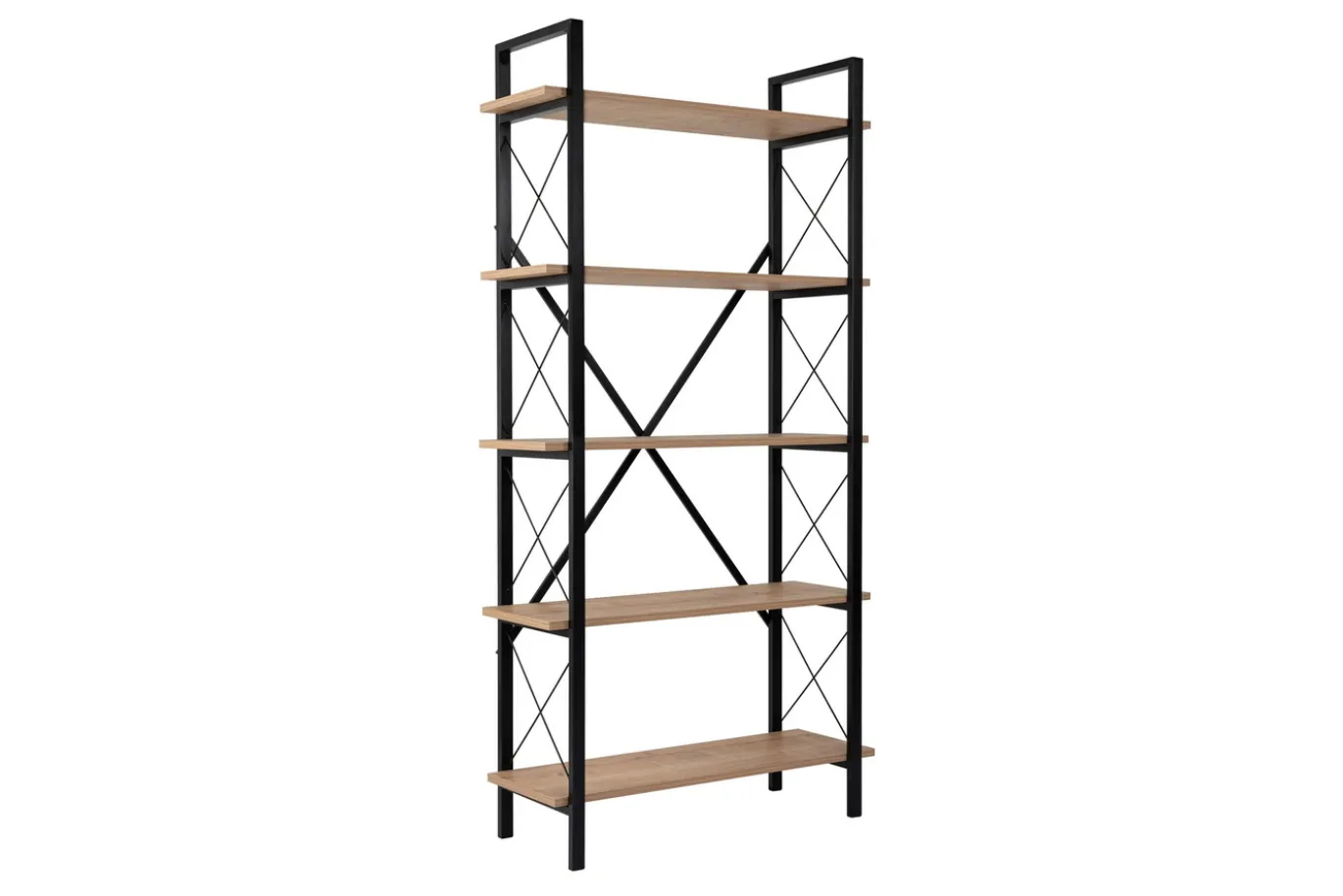 Wandkast Elysian Naturel/Zwart 180cm