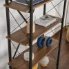 Wandkast Elysian Walnoot/Zwart 180cm