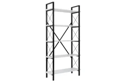 Wandkast Elysian Wit/Zwart 180cm