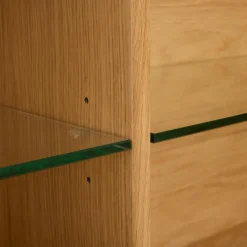 Wandkast Hangend Nyborg Naturel Oil 180cm - Giga Meubel
