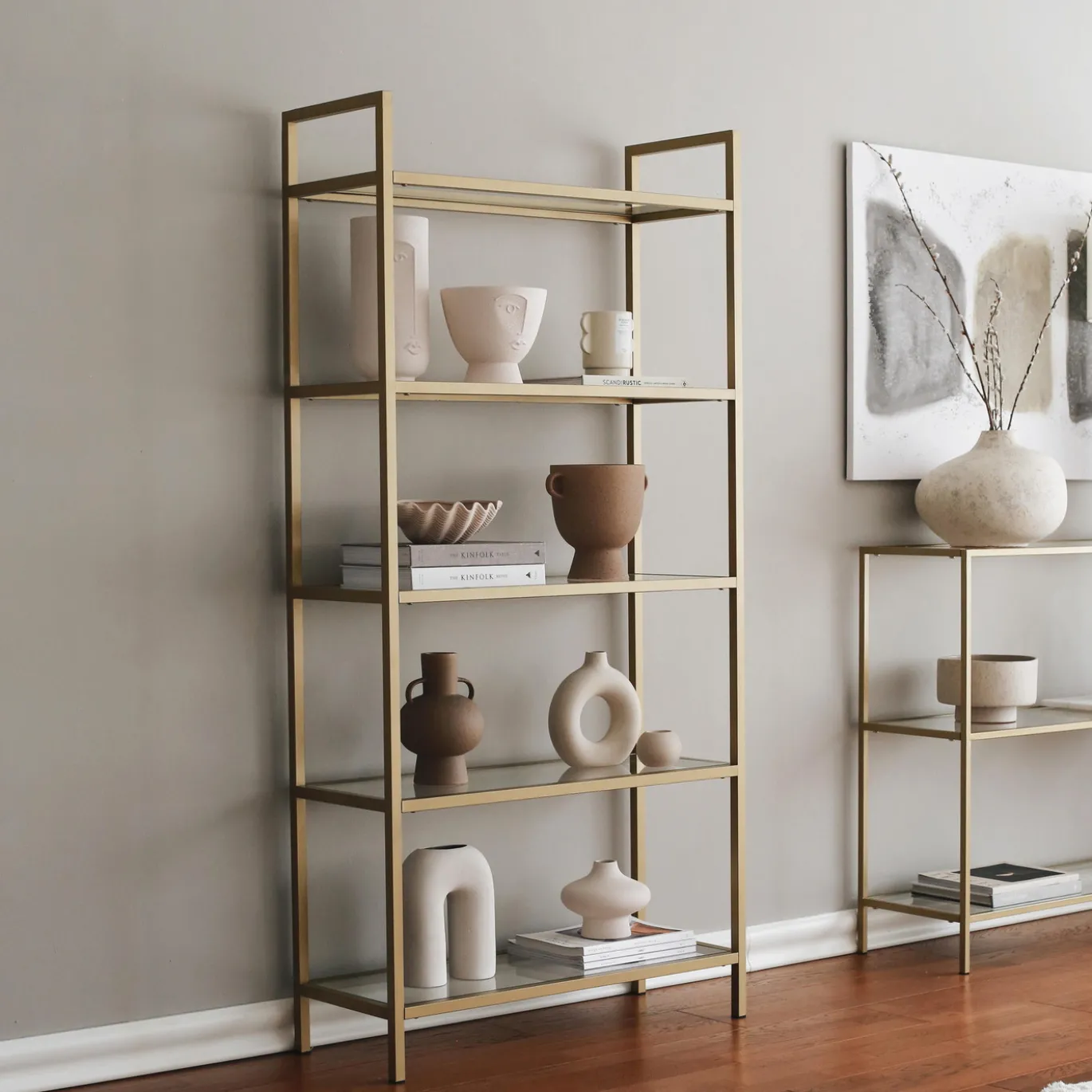 Wandkast Henk Goud 165cm