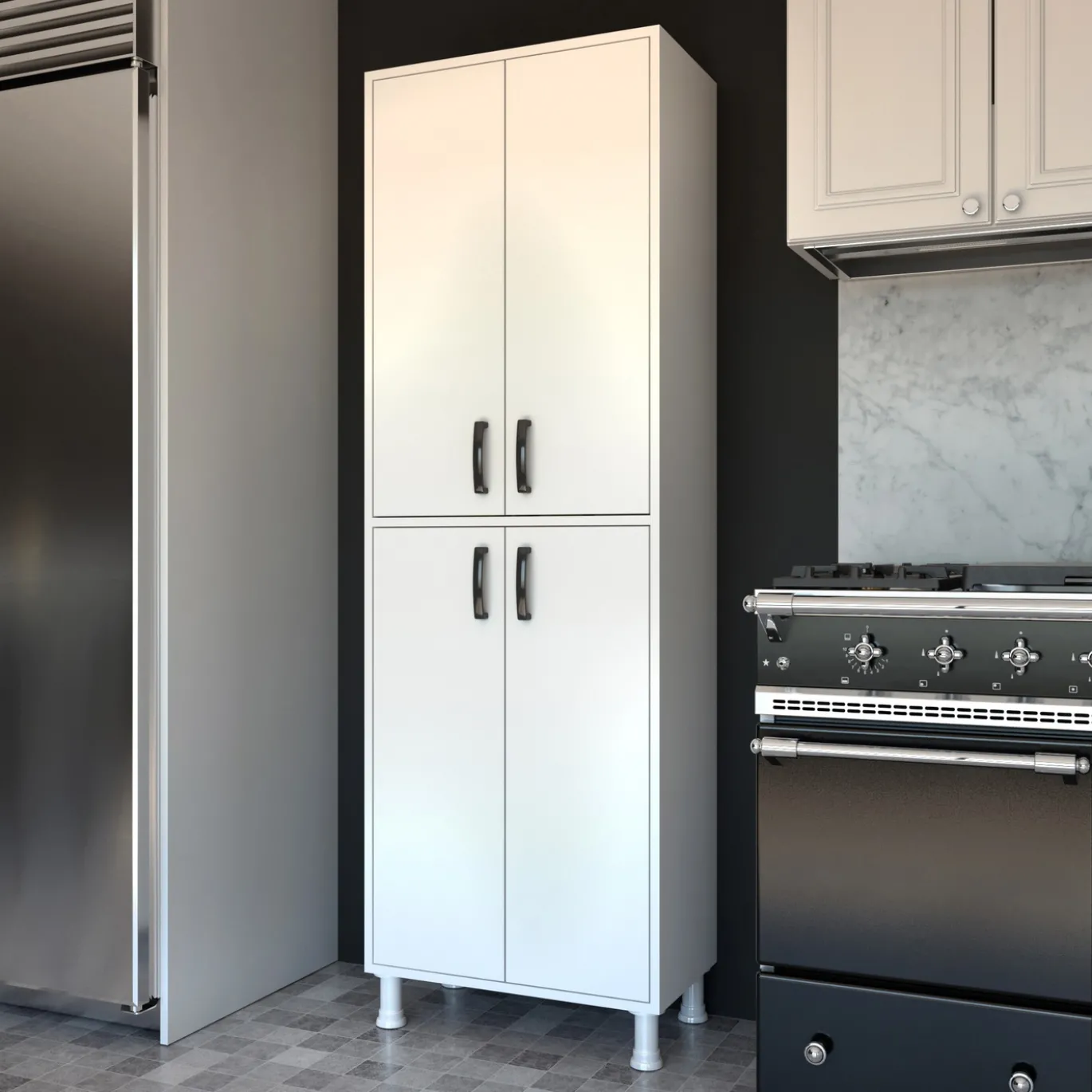 Wandkast Malatya Wit 191cm
