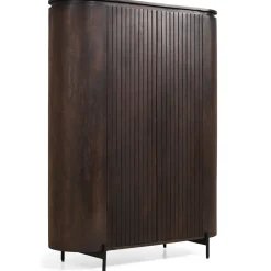 Wandkast Mokka Donkerbruin 115cm - Giga Meubel