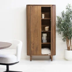 Wandkast Myra Bruin 180cm - Giga Meubel