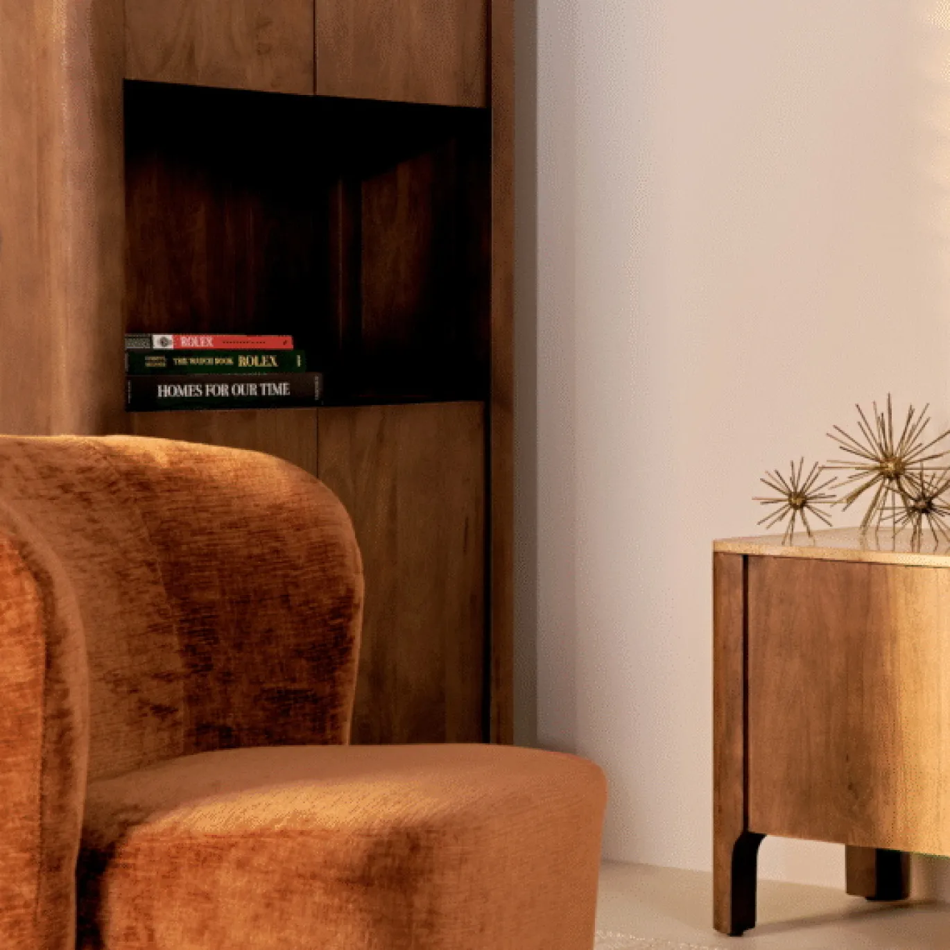 Wandkast Nova Bruin Marmer 180cm - Giga Meubel