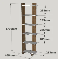 Wandkast Order Wit 170cm