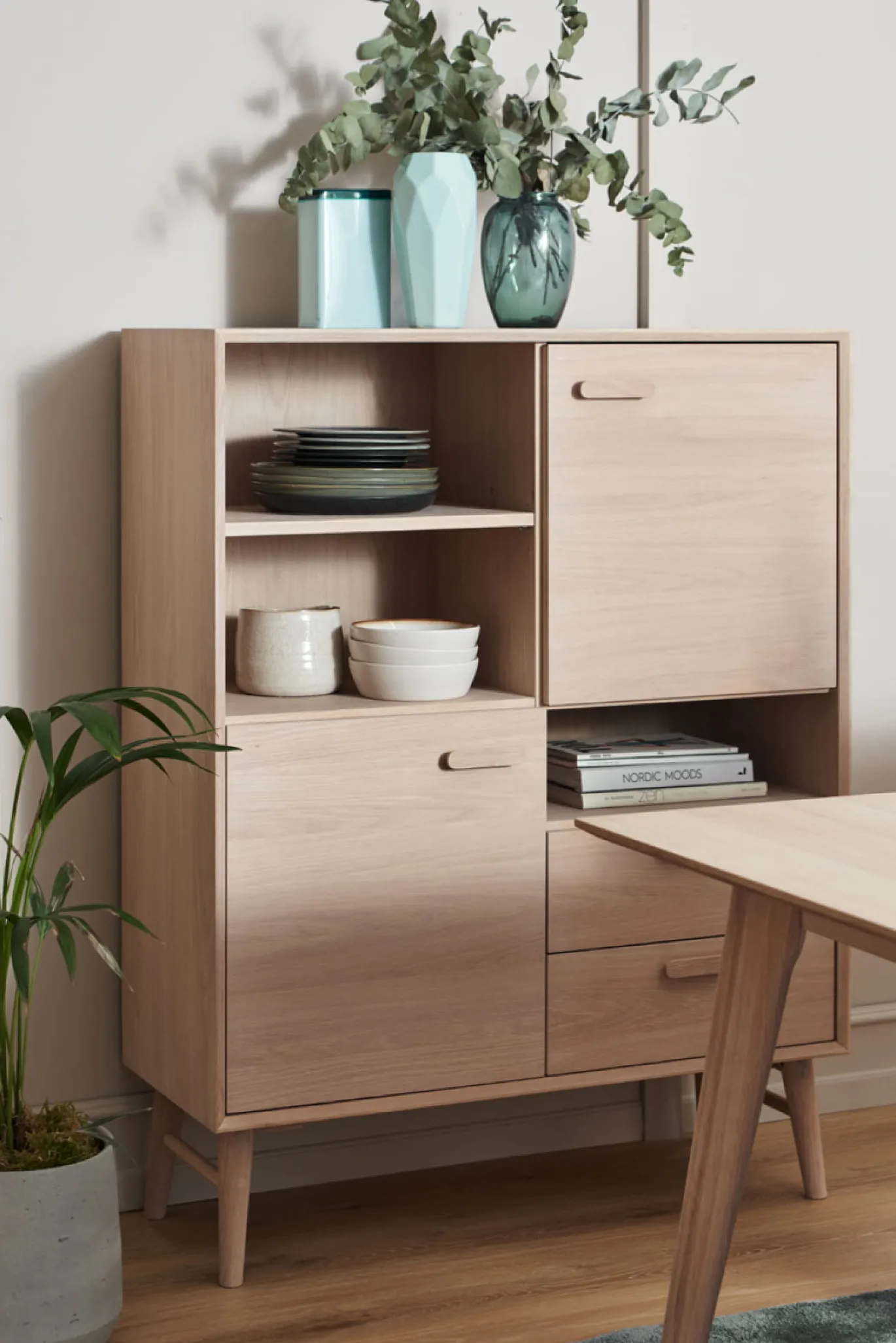 Wandkast Porto Naturel Eiken - Giga Meubel
