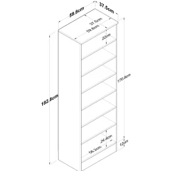 Wandkast Pozanti Wit