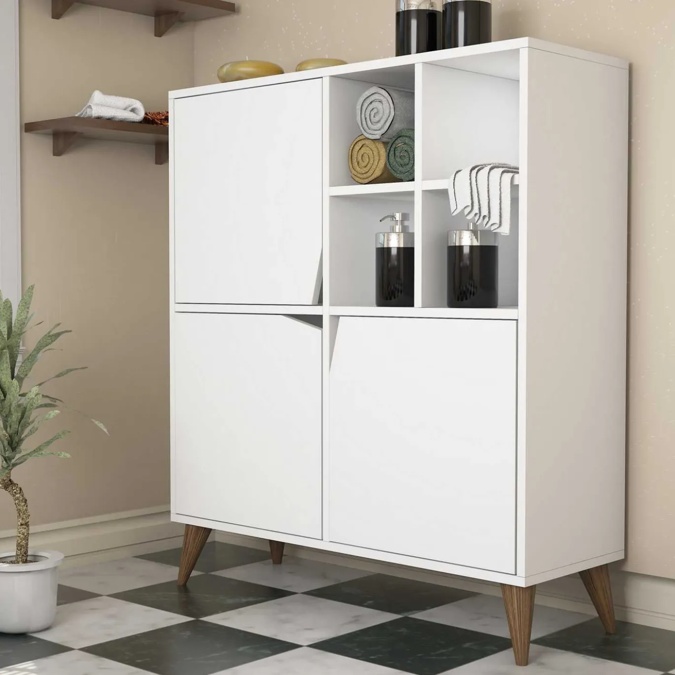 Wandkast Pulse Melamine Wit