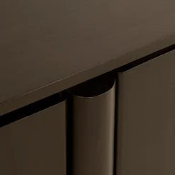 Wandkast Rondo Donkerbruin 150cm - Giga Meubel