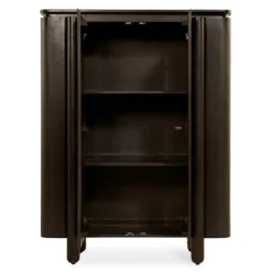 Wandkast Rondo Donkerbruin 150cm - Giga Meubel