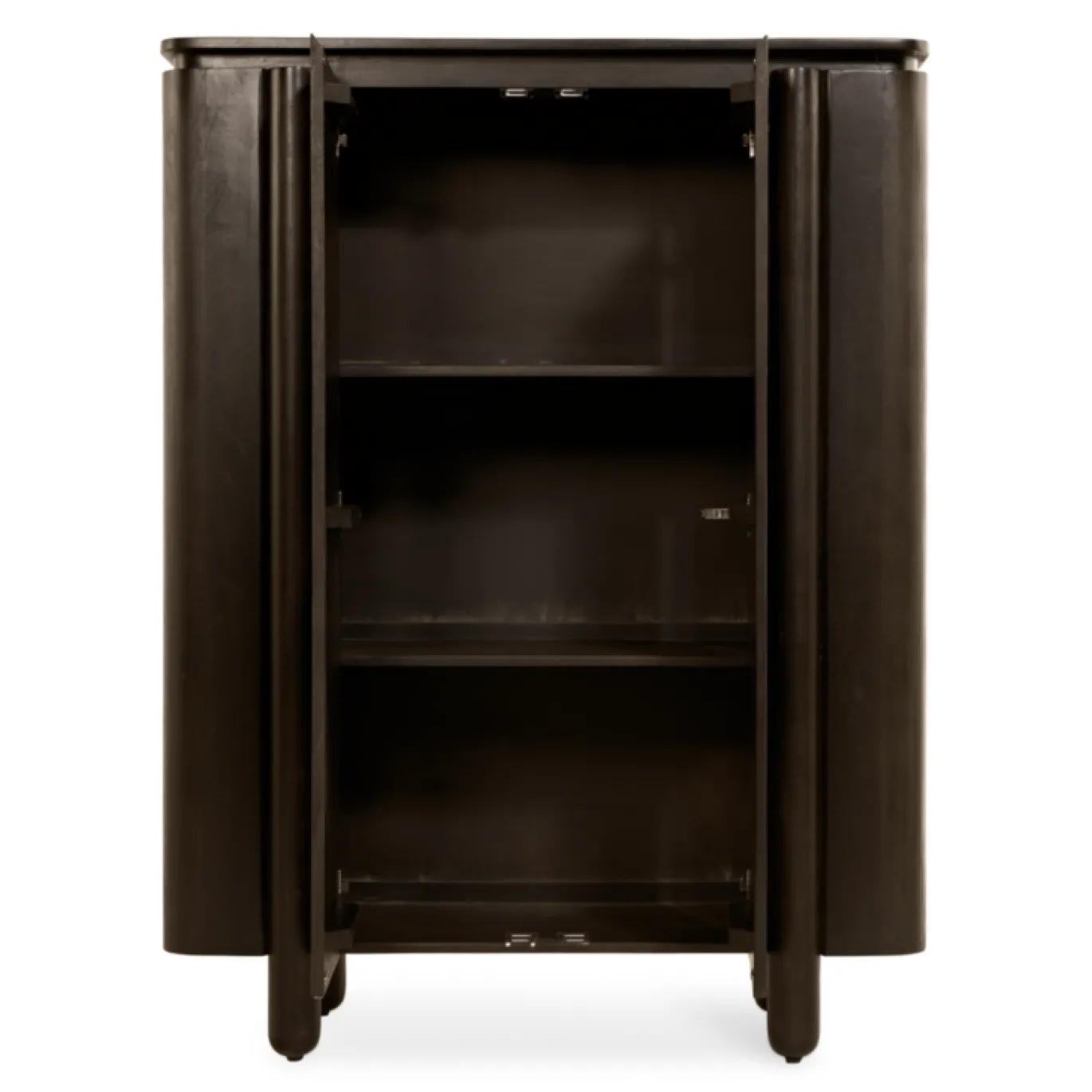 Wandkast Rondo Donkerbruin 150cm - Giga Meubel