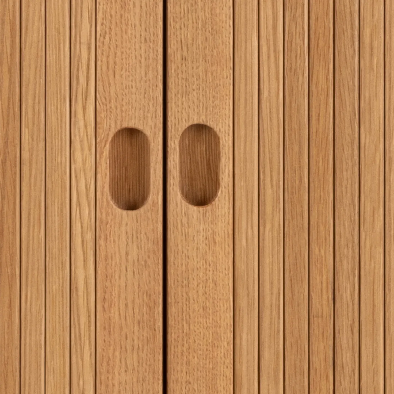 Wandkast Rustam MDF Naturel 80x145cm - Giga Living