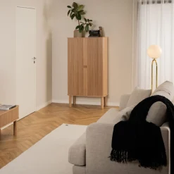 Wandkast Rustam MDF Naturel 80x145cm - Giga Living