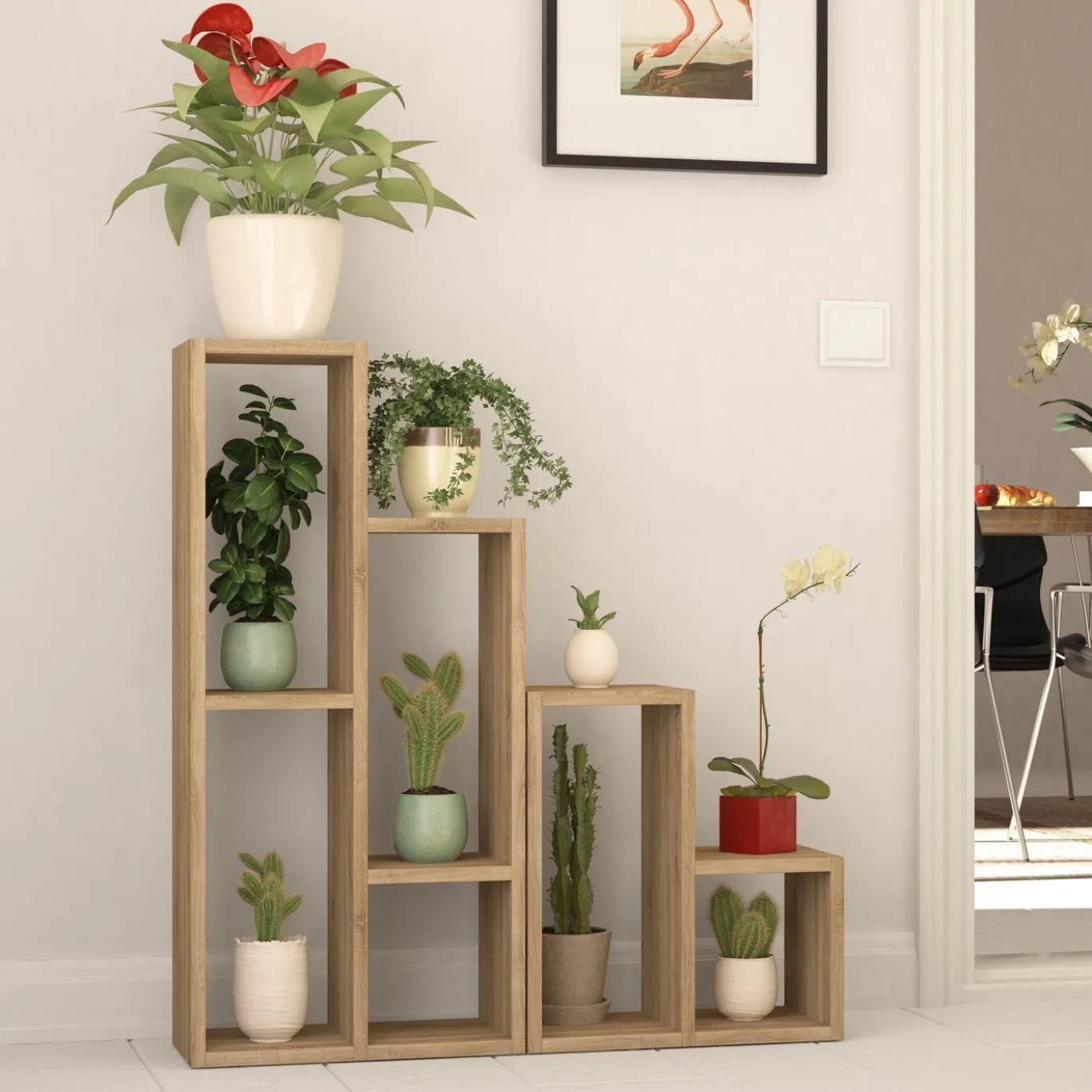 Wandkast Sule Naturel 89cm