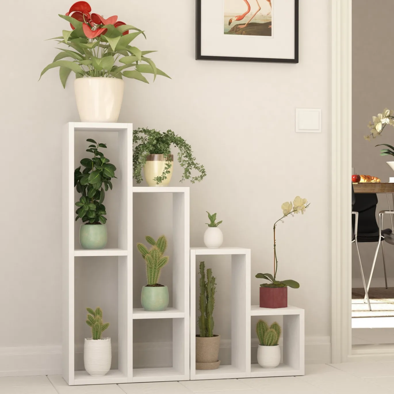 Wandkast Sule Wit 89cm
