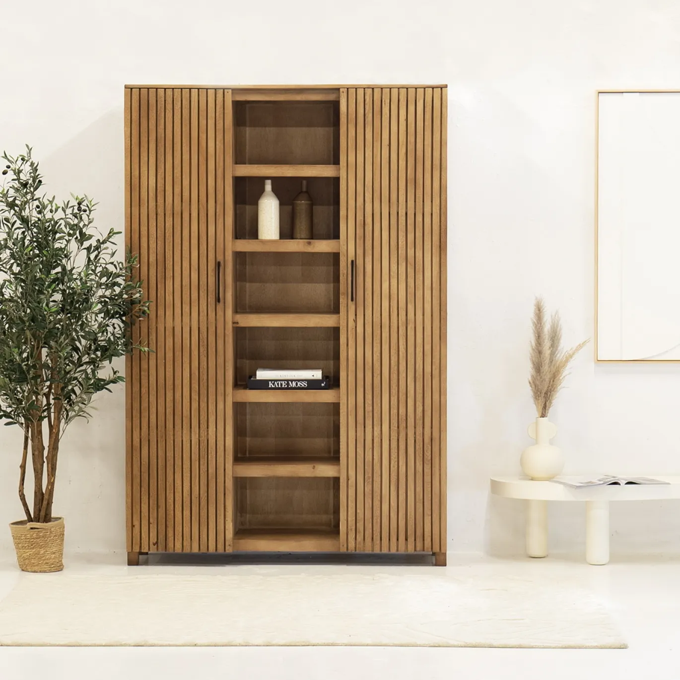 Wandkast Tobi Naturel 140cm - Giga Meubel