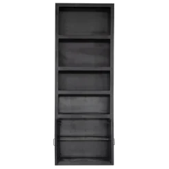 Wandkast Xander Mangohout Zwart - Giga Meubel
