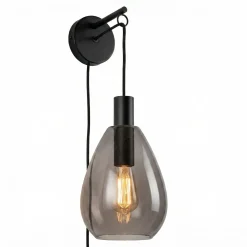 Wandlamp Anita 1-Lichts Smoke Glas - Giga Meubel