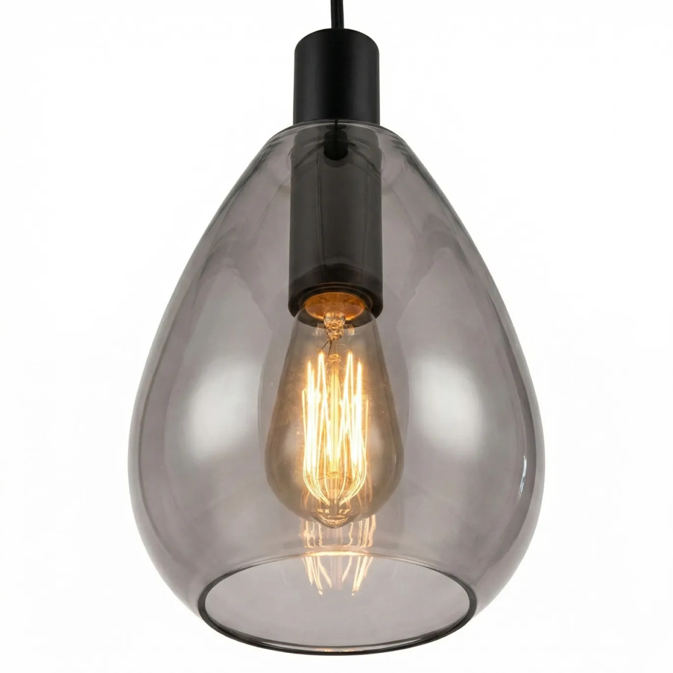 Wandlamp Anita 1-Lichts Smoke Glas - Giga Meubel