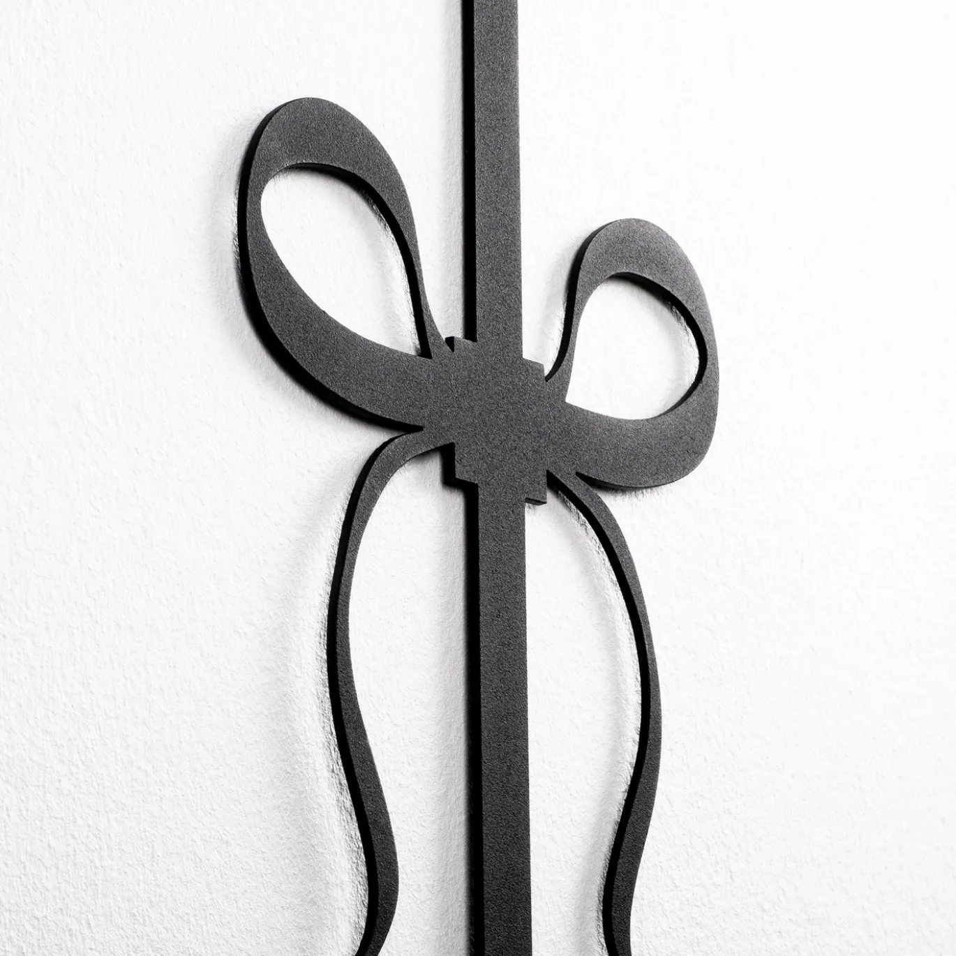 Wandlamp Asaf Bow Wit/Zwart