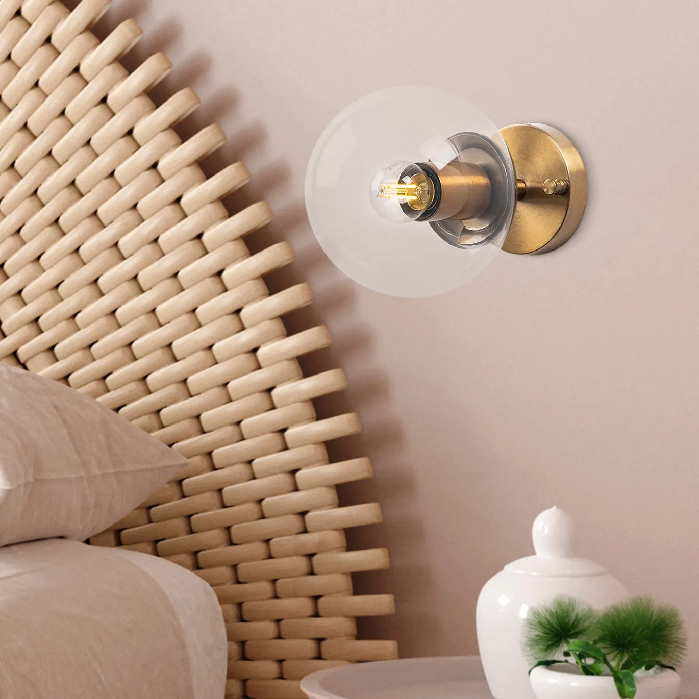 Wandlamp Atmaca Goud