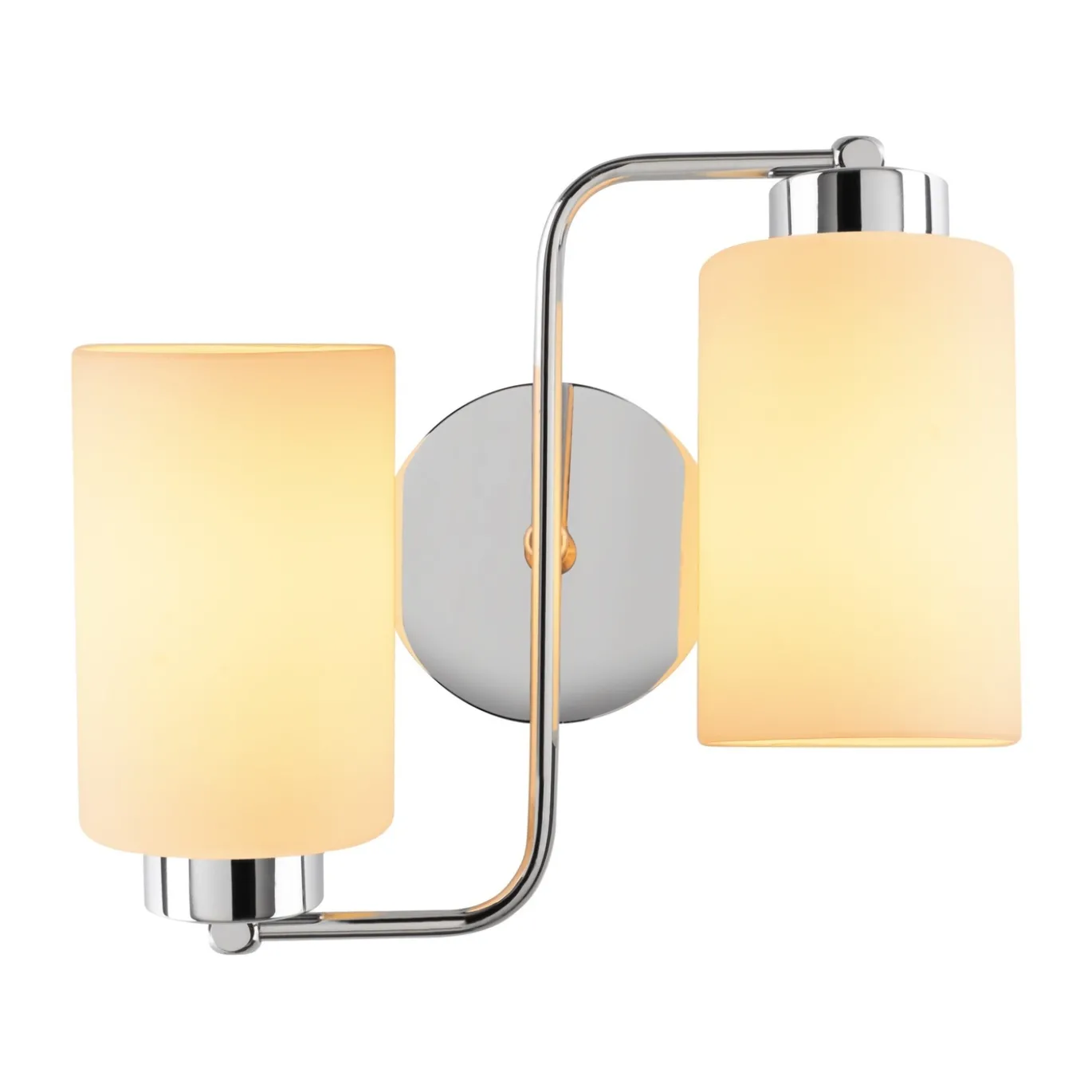Wandlamp Balcova 2-Lichts Zilver