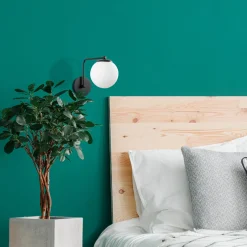 Wandlamp Daisy Zwart