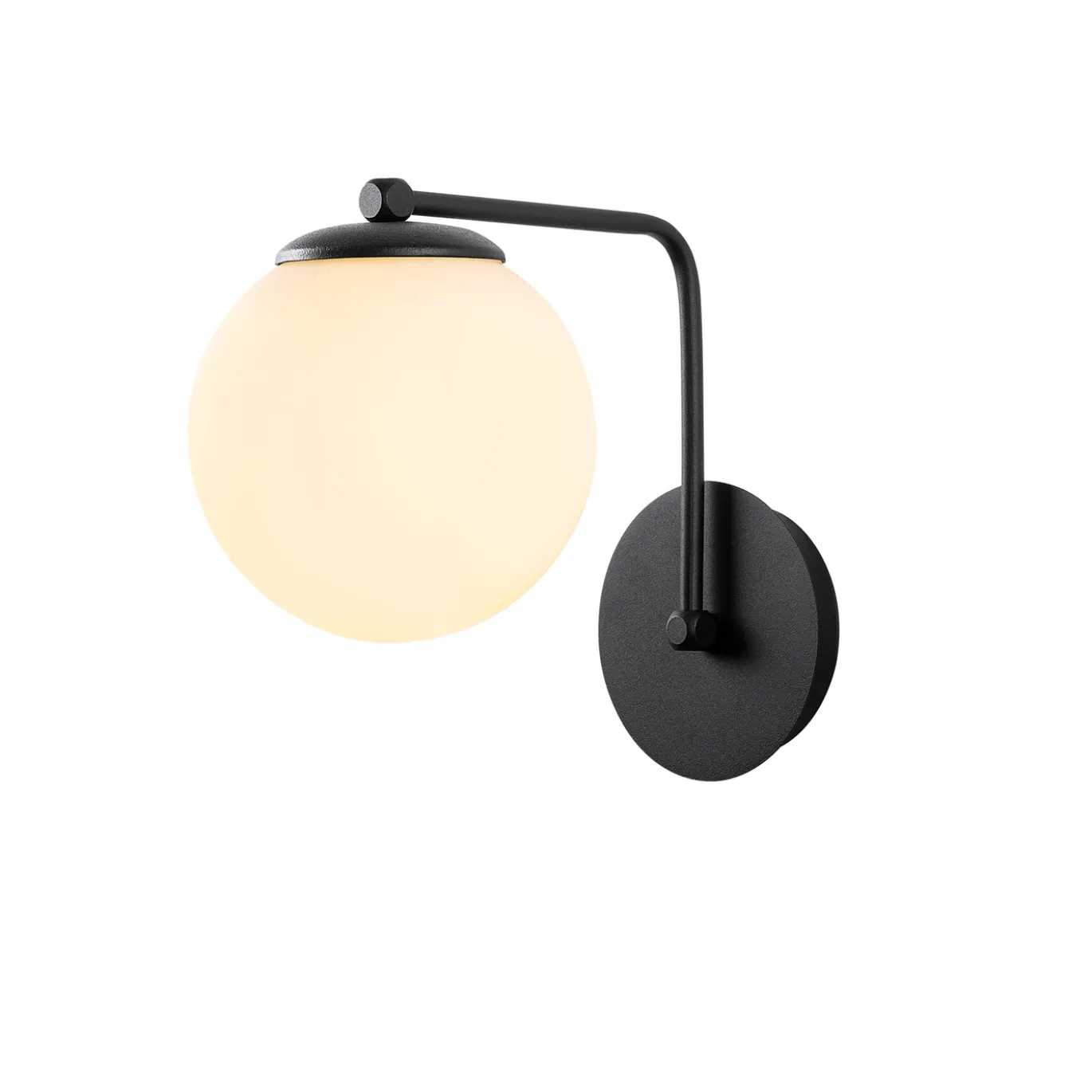 Wandlamp Daisy Zwart