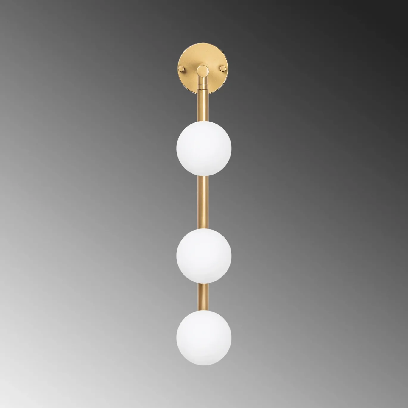 Wandlamp Domino 3-Lichts Shiny Goud