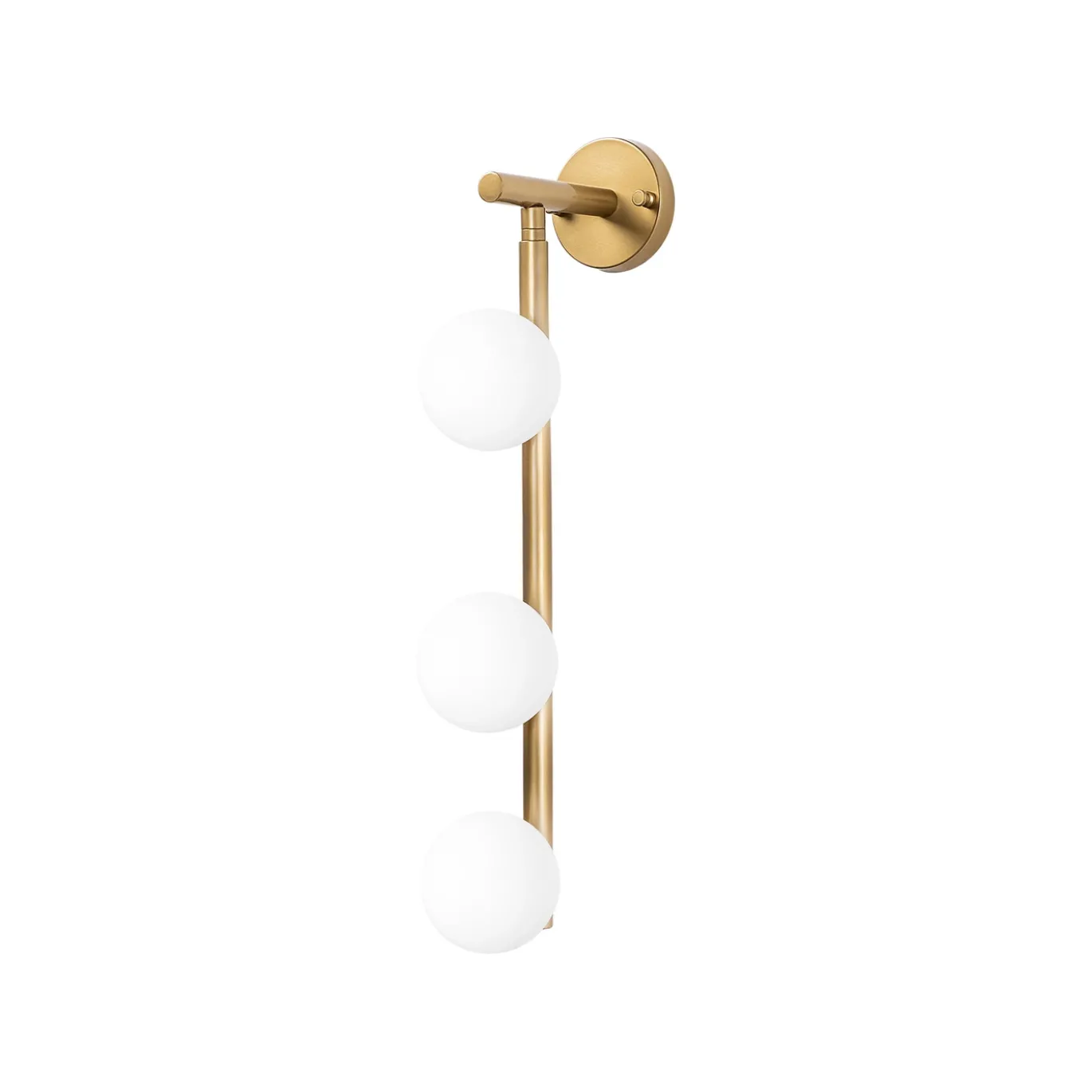 Wandlamp Domino 3-Lichts Shiny Goud