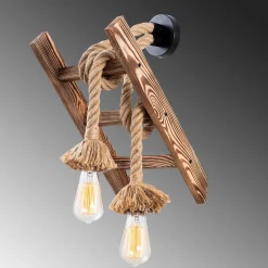 Wandlamp Erebos Hout