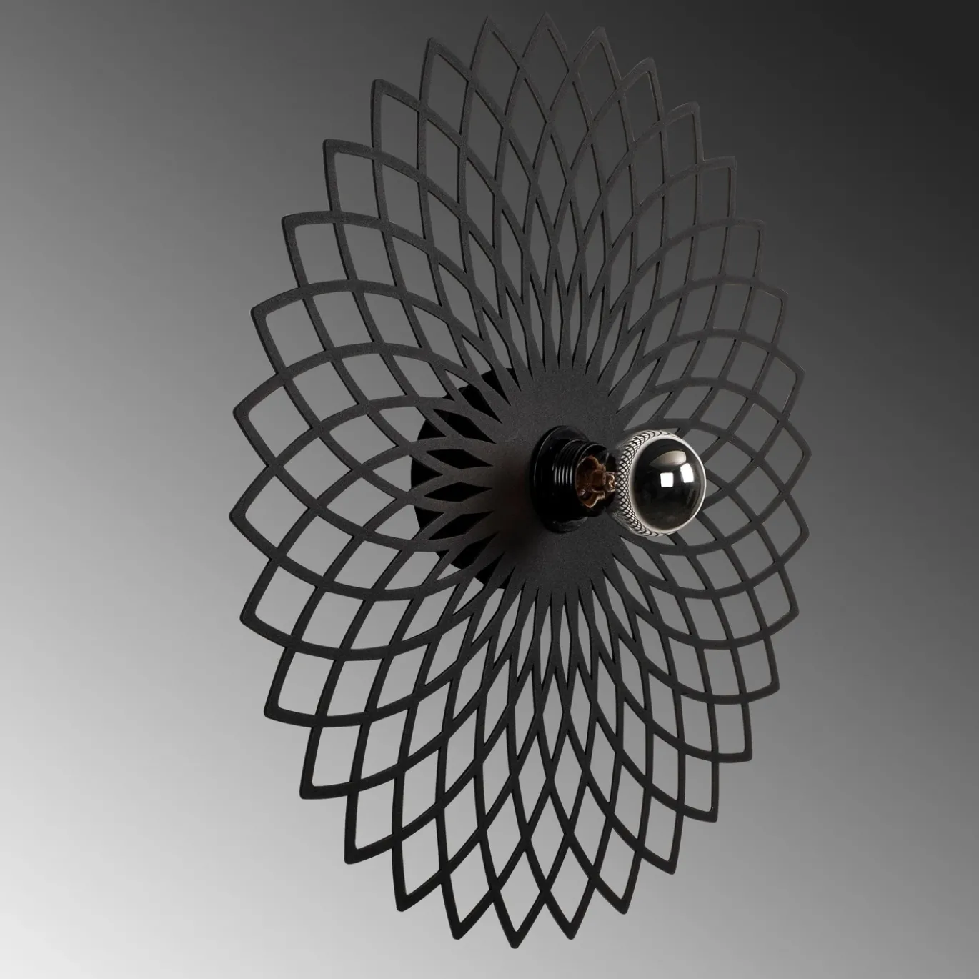 Wandlamp Fellini Zwart