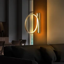 Wandlamp Halka Goud