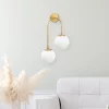 Wandlamp Jewel Goud 2-Lichts