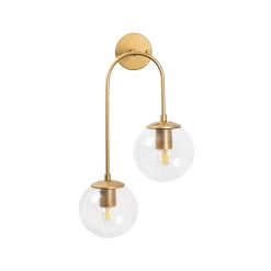 Wandlamp Jewel 2-Lichts Shiny Goud