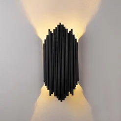 Wandlamp Kara Zwart